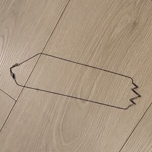 Nadri Necklace Gunmetal Crystal 20"